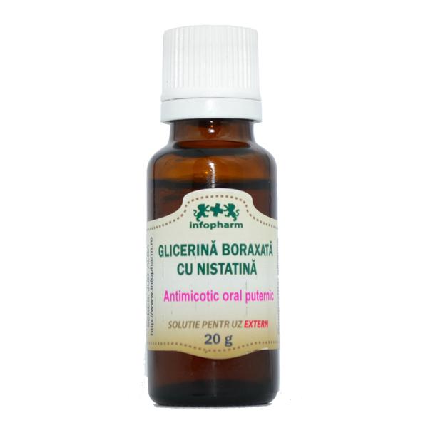 Glicerina Boraxata cu Nistatina Infofarm, 20g