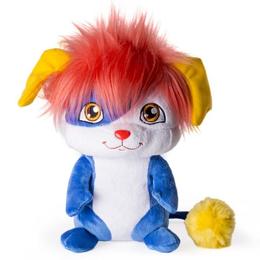 Jucarie de plus Popples, care se transforma in bila, Izzy, Albatru, 20 cm
