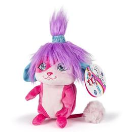 Jucarie de plus Popples, care se transforma in bila, Sunny, roz, 20 cm