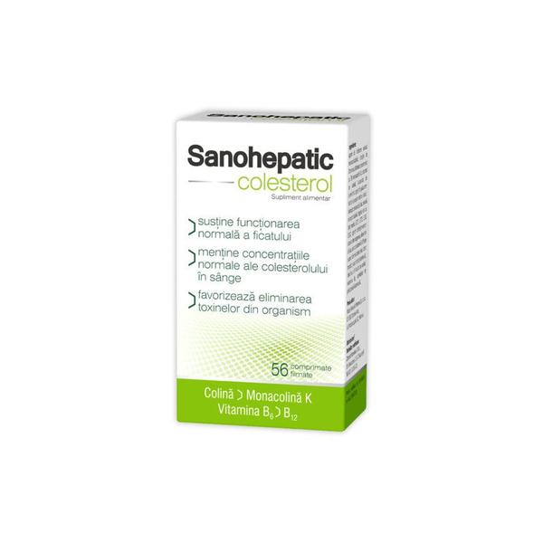 Sanohepatic Colesterol Zdrovit, 56 comprimate