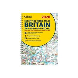 2020 Collins Essential Road Atlas Britain and Northern Irela - Collins Maps, editura Fair Winds Press