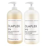 Pachet de Intretinere pentru Toate Tipurile de Par OLAPLEX Bond Maintenance - Sampon 2000ml, Balsam 2000ml