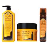 Pachet pentru Hidratare Agadir - Sampon 1000ml, Masca 236.6ml, Tratament 150ml