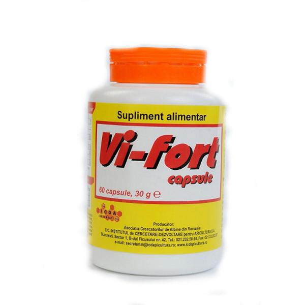 Vi-Fort Institutul Apicol, 60 capsule