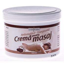 Crema pentru masaj cofeina interherb, 500ml