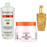 Pachet Nutritiv Kerastase - Sampon 1000ml, Masca 500ml, Ser 100ml