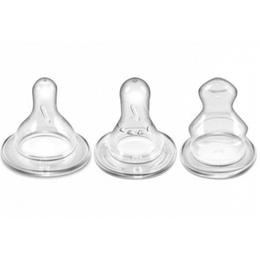 Tetina silicon flux mediu just for kids 3-6 luni, 2 buc