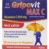 Gripovit Mix Vitamina C 850 MG fara Zahar Zdrovit, 10 plicuri
