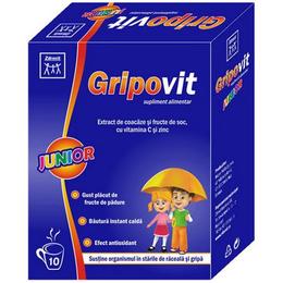 Gripovit junior zdrovit, 10 plicuri