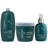 Pachet Reparator pentru Par Deteriorat - Alfaparf Milano Reconstruction Damaged Hair: Sampon 1000 ml, Masca 500 ml, Tratament 125 ml