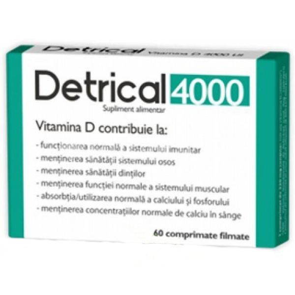 Detrical D3 4000 IU Zdrovit, 60 comprimate