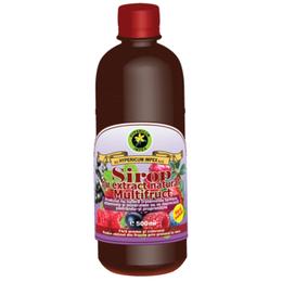 Sirop multifruct fara zahar hypericum, 500ml