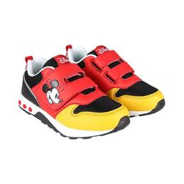 Adidasi Disney Mickey Mouse cu sigla Mickey si leduri pentru copii marimea 29