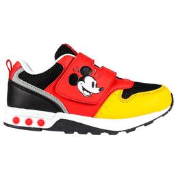 Adidasi Disney Mickey Mouse cu sigla Mickey si leduri pentru copii marimea 28