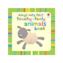 Carte senzoriala Baby's very first touchy-feely animals book nastere+, Usborne