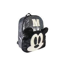 Ghiozdan pentru scoala Cerda, Mickey Mouse, cu paiete reversibile, 2 compartimente, 40 cm