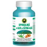 Spirulina cu Aloe si Catina-Alba Hypericum, 60 capsule