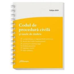 Codul de procedura civila si taxele de timbru act. 1 septembrie 2019, editura hamangiu