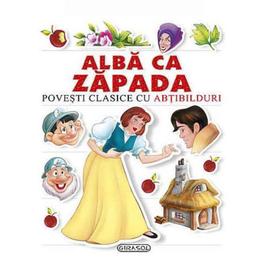 Alba-ca-Zapada - Povesti clasice cu abtibilduri, editura Girasol