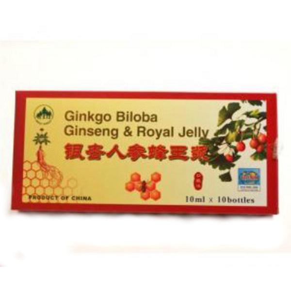 Ginkgo Biloba+Ginseng+Roy Jelly L&L Plant, 10 fiole x 100ml