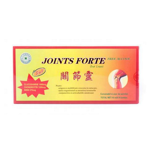 Joints Forte Fara Alcool L&L Plant, 10 fiole x 10ml