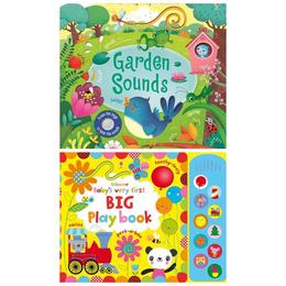Carti muzicale pentru bebelusi Big Playbook si Garden Sounds