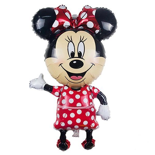 Balon Minnie Mouse, 114 cm, Full Body, Folie Figurina, 114 x 63 cm