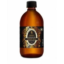 Ulei natural pentru masaj pure gold 24k luxury cosmetica afrodita, 500 ml