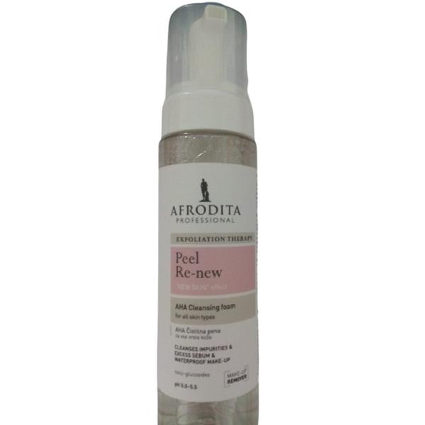Spuma de Curatare – Cosmetica Afrodita Peel Re-New AHA Cleaning Foam, 200 ml Cosmetica Afrodita