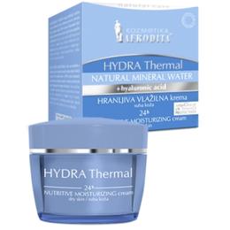 Crema Hidra-Nutritiva 24h pentru Ten Uscat Hydra Thermal Cosmetica Afrodita, 50ml