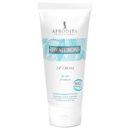 Crema hidratanta pentru ten uscat hyaluron 24h cosmetica afrodita, 200ml
