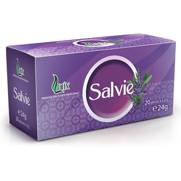 Ceai Salvie Larix, 20 doze