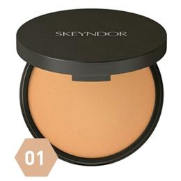 Pudra autobronzanta compacta anti-imbatranire - skeyndor vitamin c age preventing powder, nuanta 01, 12.58g