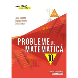 Probleme de matematica - clasa 10 - consolidare - lucian dragomir, adriana dragomir, ovidiu badescu, editura paralela 45