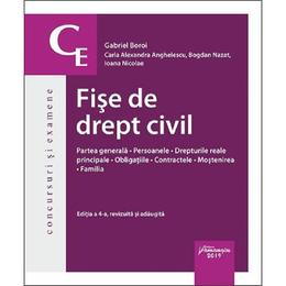 Fise de drept civil Ed.4 - Gabriel Boroi, editura Hamangiu