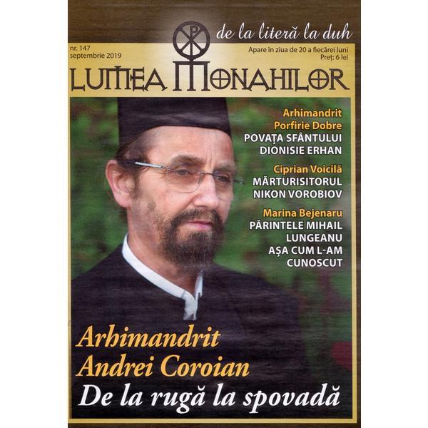Lumea monahilor nr.147 septembrie 2019, editura lumea credintei