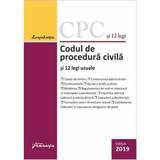 Codul de procedura civila si 12 legi uzuale act. 01.09.2019, editura Hamangiu