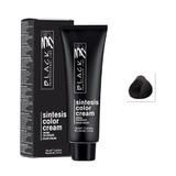 Vopsea Crema Permanenta - Black Professional Line Sintesis Color Cream, nuanta 1.0 Black, 100ml