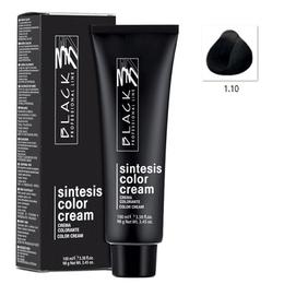 Vopsea Crema Permanenta - Black Professional Line Sintesis Color Cream, nuanta 1.10 Pure Liquorice, 100ml