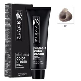 Vopsea Crema Permanenta - Black Professional Line Sintesis Color Cream, nuanta 0.1 Grey, 100ml