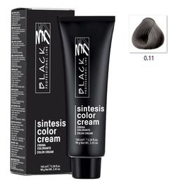 Vopsea Crema Permanenta - Black Professional Line Sintesis Color Cream, nuanta 0.11 Cool Grey, 100ml