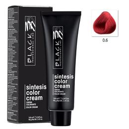 Vopsea Crema Permanenta - Black Professional Line Sintesis Color Cream, nuanta 0.6 Red GP, 100ml