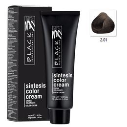 Vopsea Crema Permanenta - Black Professional Line Sintesis Color Cream, nuanta 2.01 Cumin, 100ml