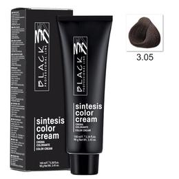 Vopsea Crema Permanenta - Black Professional Line Sintesis Color Cream, nuanta 3.05 Plain Chocolate, 100ml