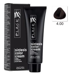 Vopsea Crema Permanenta - Black Professional Line Sintesis Color Cream, nuanta 4.00 Intense Medium Brown, 100ml