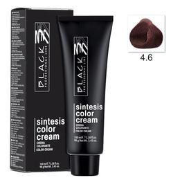 Vopsea Crema Permanenta - Black Professional Line Sintesis Color Cream, nuanta 4.6 Purple Medium Brown, 100ml