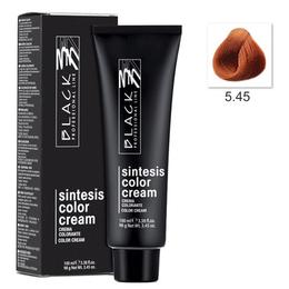 Vopsea crema permanenta - black professional line sintesis color cream, nuanta 5.45 siena land, 100ml