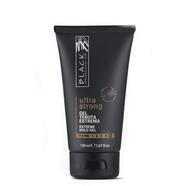 Gel Fixare Putere 5 – Black Professional Line Ultra Strong Extreme Hold Gel, 150ml 150ml imagine noua