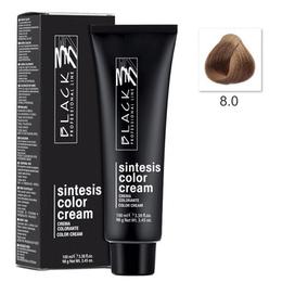 Vopsea Crema Permanenta - Black Professional Line Sintesis Color Cream, nuanta 8.0 Light Blond, 100ml
