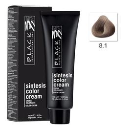 Vopsea Crema Permanenta - Black Professional Line Sintesis Color Cream, nuanta 8.1 Ash Light Blond, 100ml